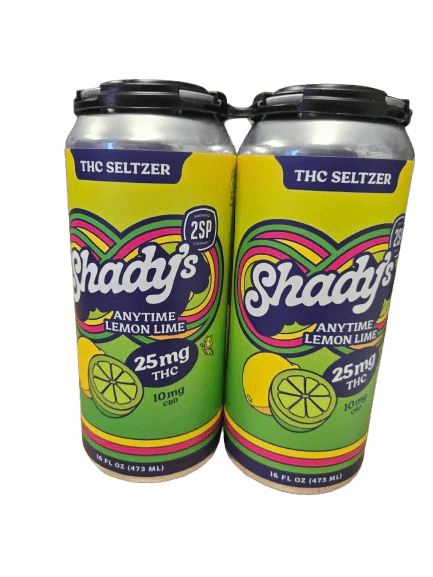 2SP SHADY'S ANYTIME LEMON LIME 25MG 4PK 16OZ CAN