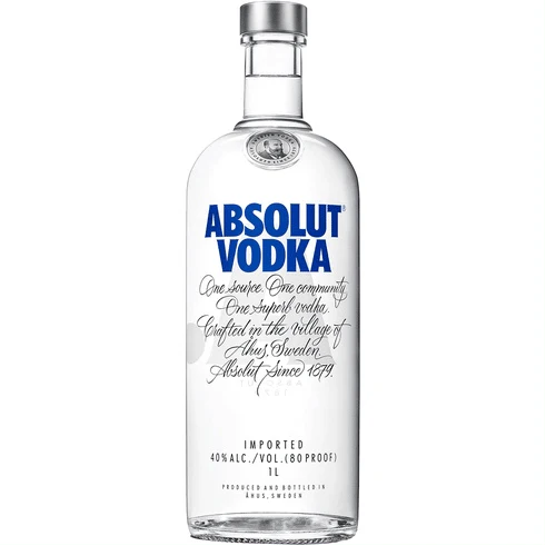 ABSOLUT VODKA 1.0L