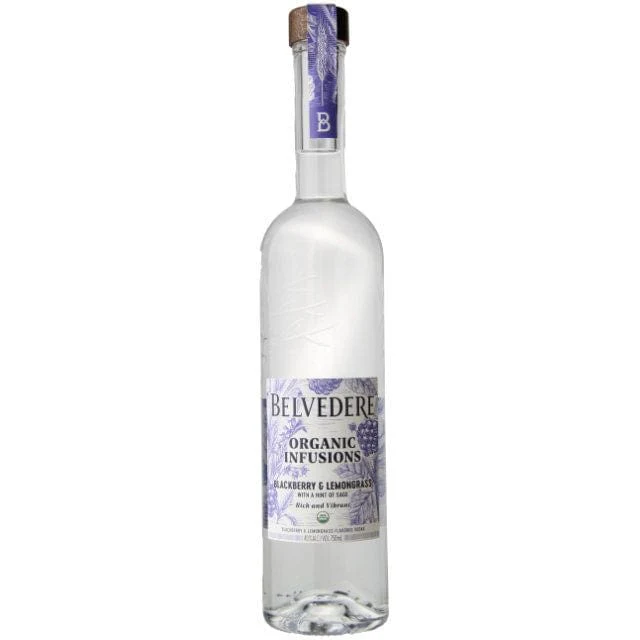 BELVEDERE ORGANIC INFUSIONS BLACKBERRY LEMONGRASS 750ML C/O