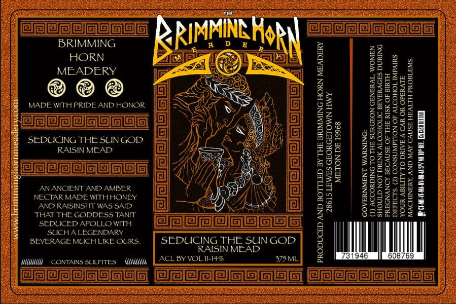 BRIMMING HORN SEDUCING THE SUN 375ML