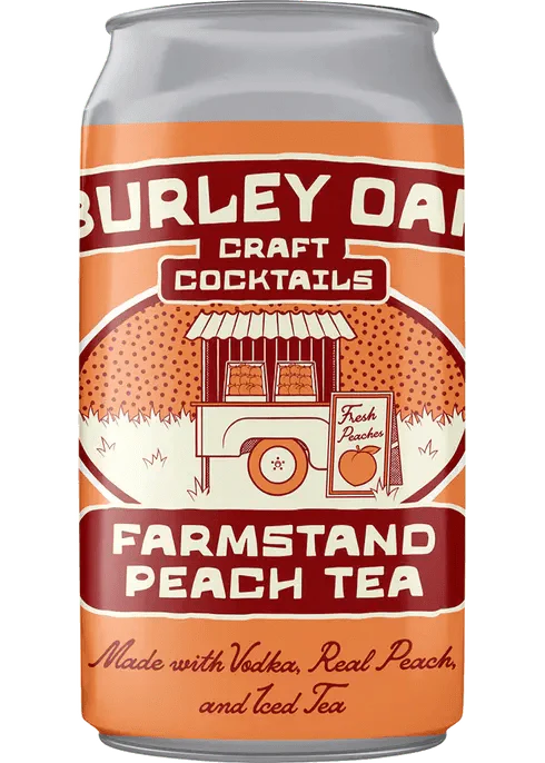 BURLEY OAK FARMSTAND PEACH TEA 4PK