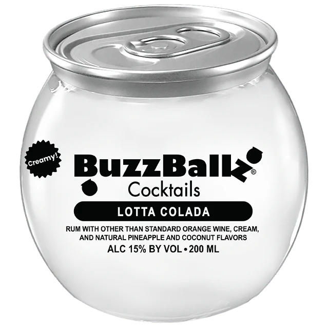 BUZZBALLZ LOTTA COLADA SPIRITS COCKTAIL 200ML