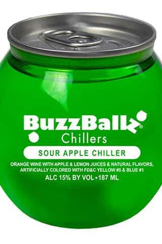 BUZZBALLZ SOUR APPLE WINE SPIRITS 187ML
