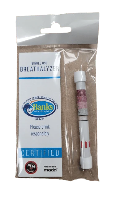 BWS SINGLE USE BREATHALYZER