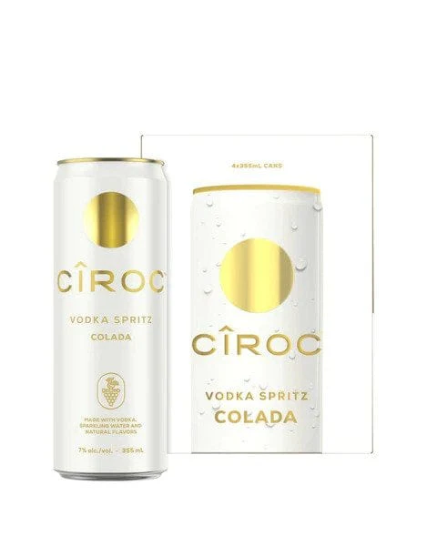 CIROC VODKA SPRITZ COLADA 4PK C/O