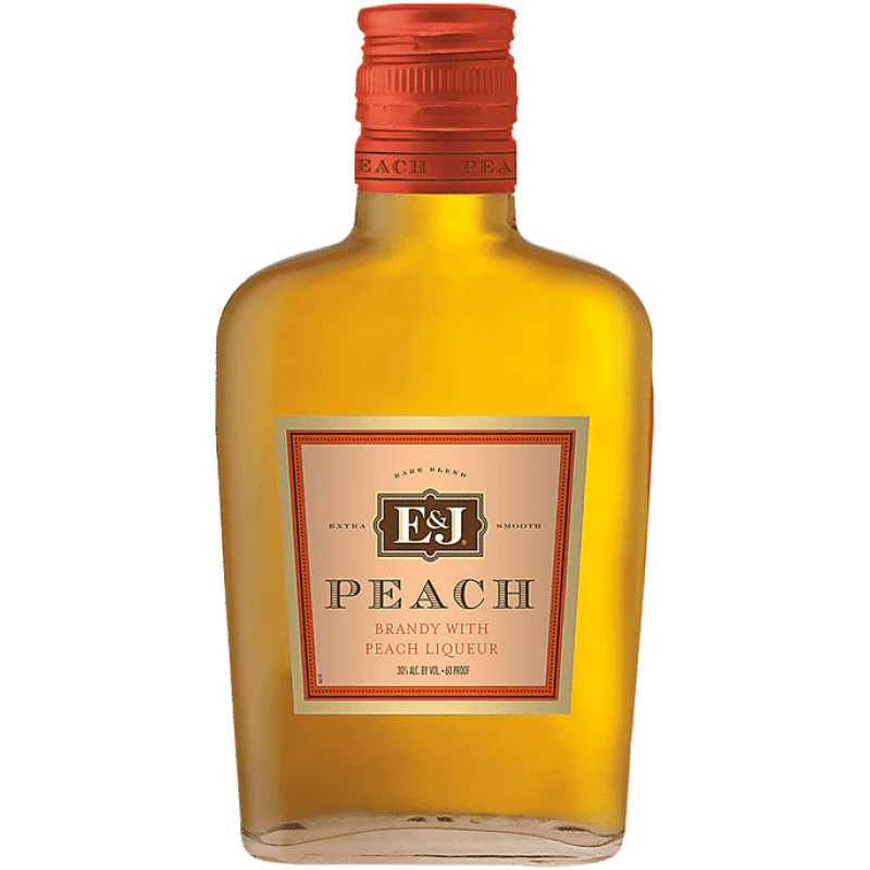 E&J BRANDY PEACH 200ML C/O