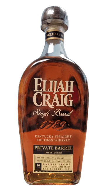 ELIJAH CRAIG BWS SINGLE BARREL "CASK ME LATER" BARREL PROOF 750ML