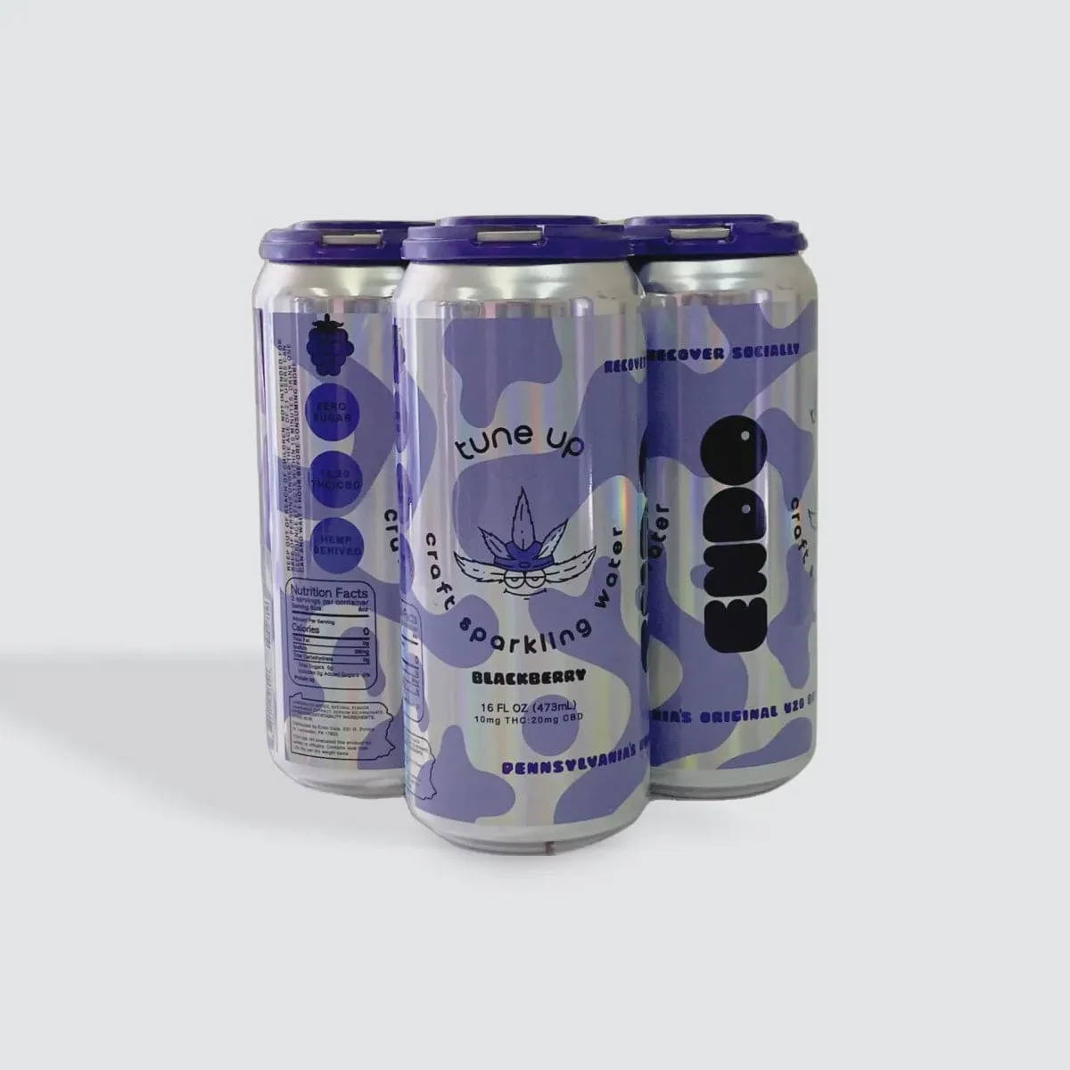 ENDO BLACKBERRY 10MG THC 20 CBD 4PK 16OZ