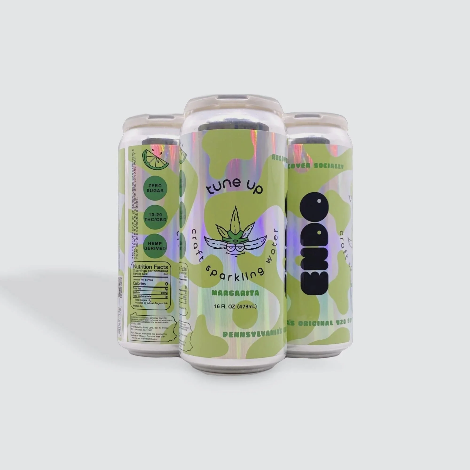 ENDO MARGARITA 10MG THC 20MG CBD 4PK 16OZ