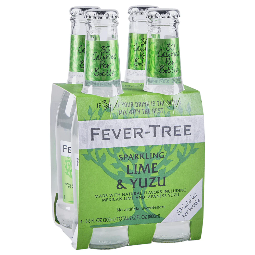 FEVER TREE SPARKING LIME & YUZU 4PK