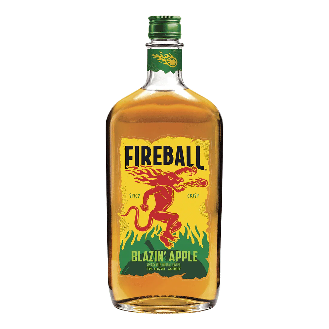 FIREBALL BLAZIN APPLE GLASS 750ML