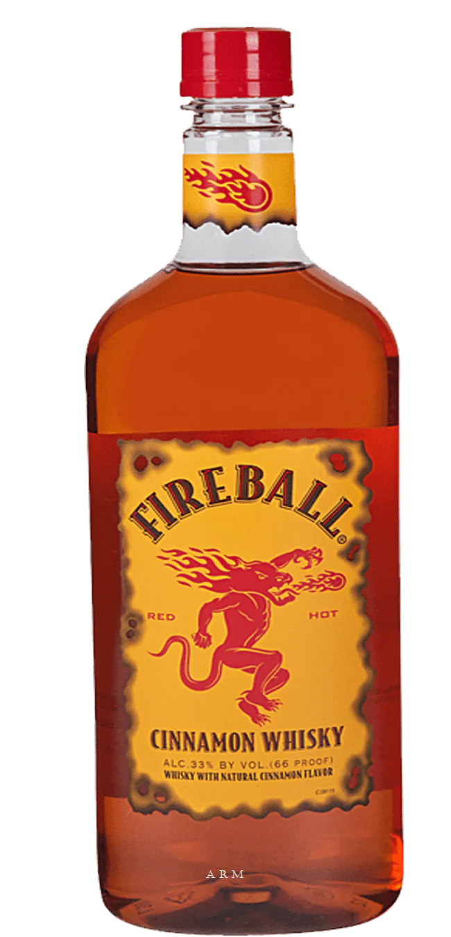 FIREBALL CINNAMON WHISKEY PLASTIC 1.75L