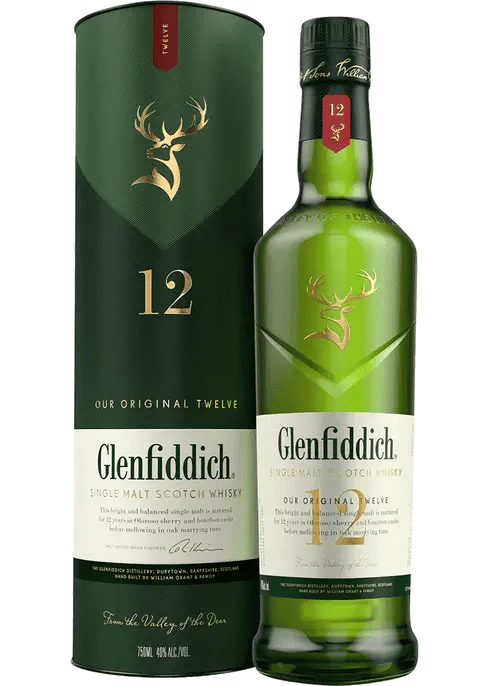 GLENFIDDICH 12YR SCOTCH 750ML