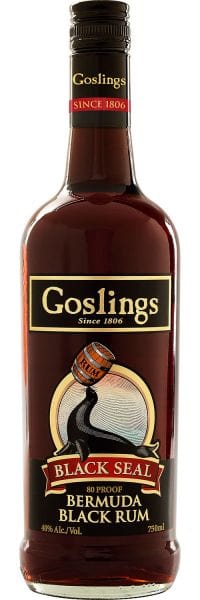 GOSLINGS BLACK SEAL RUM DARK 80 750ML