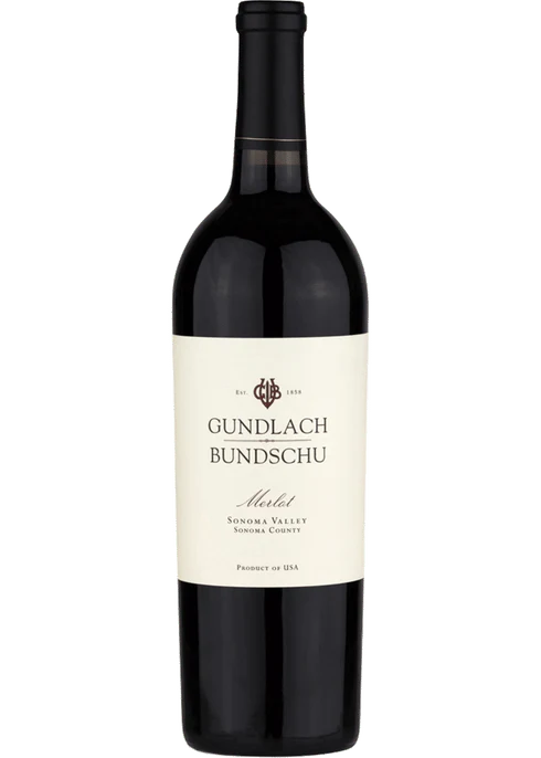 GUNDLACH BUNDSCHU MERLOT 750ML