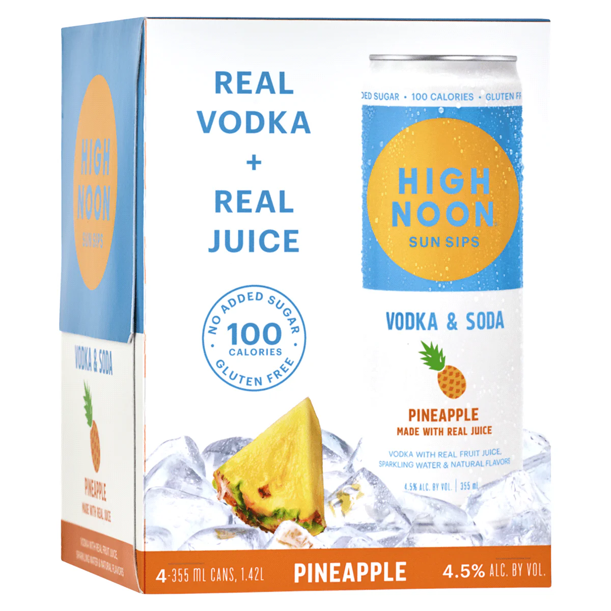 HIGH NOON PINEAPPLE 4PK