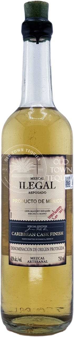 ILEGAL MEZCAL REPOSADO CARIBBEAN CASK 750ML