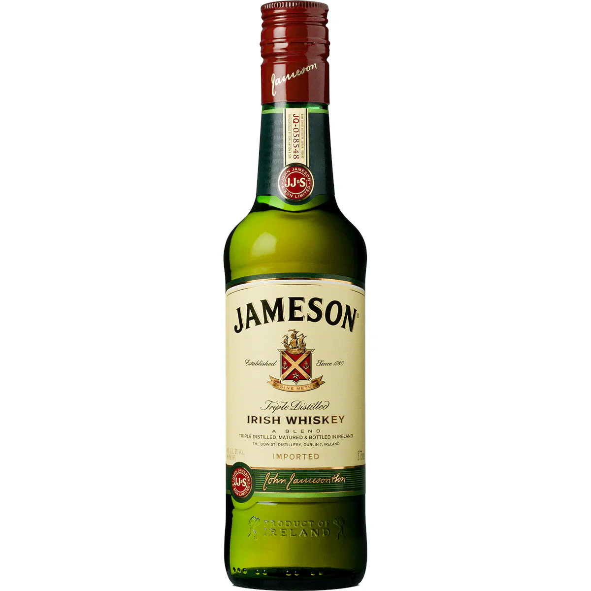JAMESON IRISH WHISKEY 80 375ML