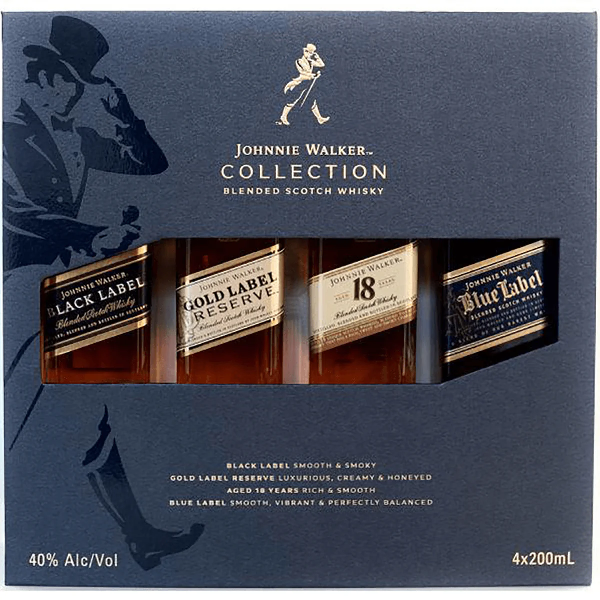 JOHNNIE WALKER COLLECTION 375ML 4PK