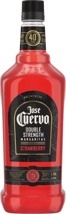JOSE CUERVO RTD DOUBLE STRENGTH STRAWBERRY MARGARITA 1.75L