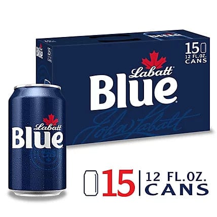 LABATT BLUE 15PK CAN