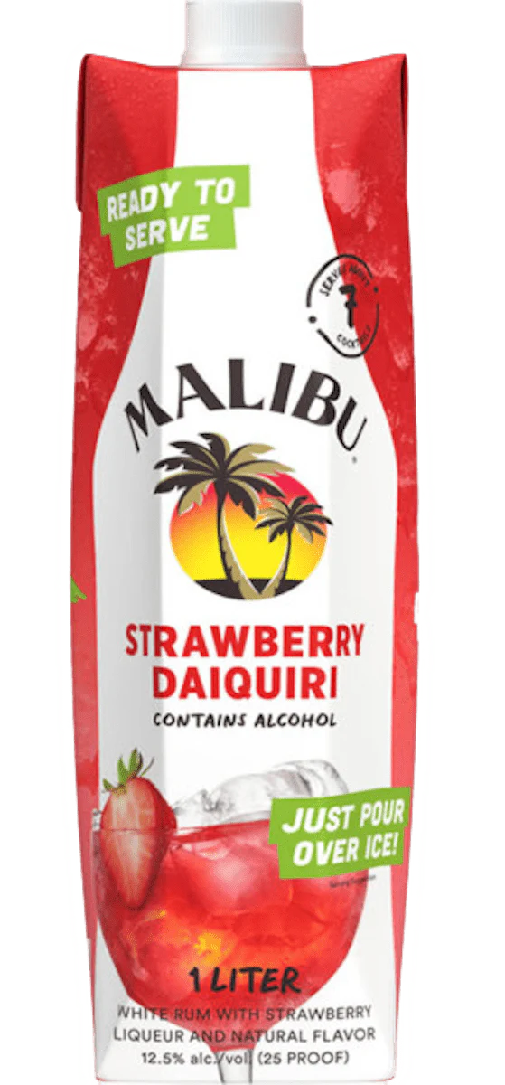 MALIBU COCKTAILS STRAWBERRY DAIQUIRI 1L