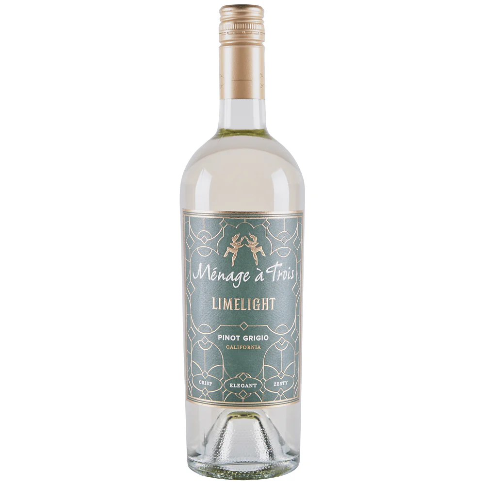 MENAGE A TROIS LIMELIGHT PINOT GRIGIO 750ML
