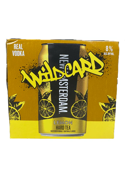 NEW AMSTERDAM WILDCARD LEMON TEA 4PK C/O