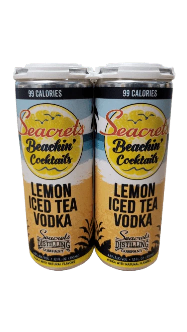 SEACRETS LEMON ICED TEA VODKA RTD 4PK