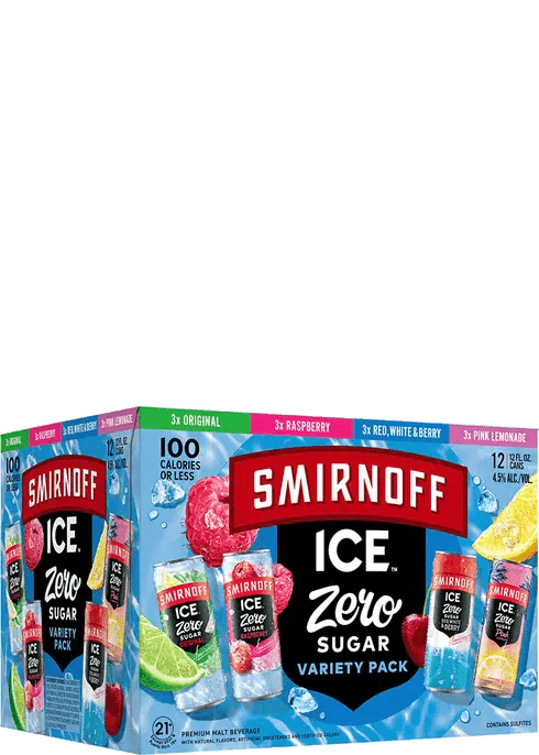 SMIRNOFF ICE ZERO 12PK