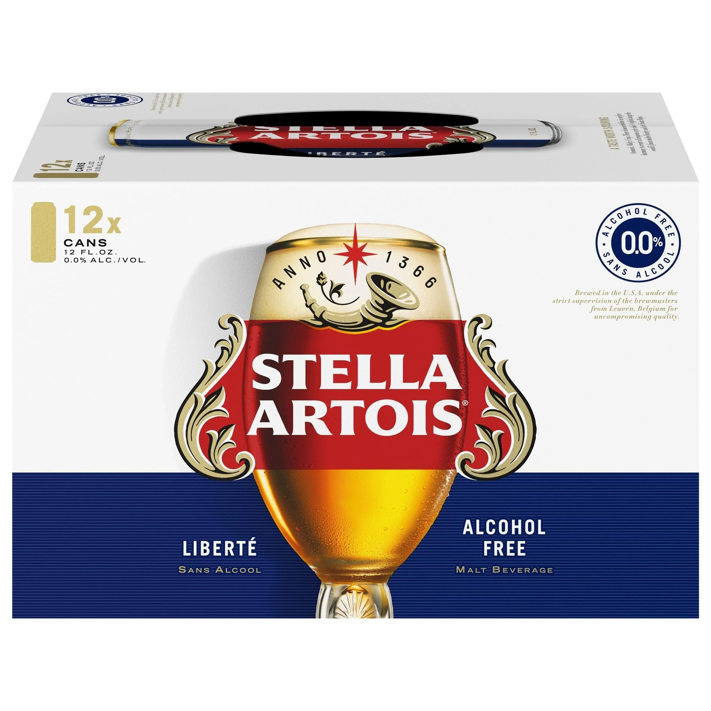 STELLA ARTOIS LIBERTE NON ALCOHOLIC 12PK CAN