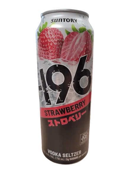 SUNTORY -196 STRAWBERRY SELTZER 24OZ