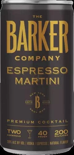 THE BARKER COMPANY ESPRESSO MARTINI 4PK