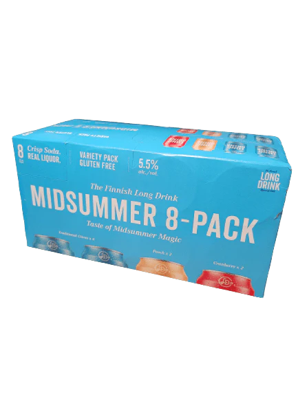 THE FINNISH LONG DRINK MIDSUMMER VARIETY 8PK