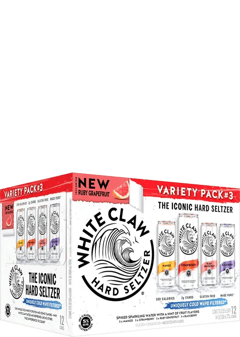WHITE CLAW VARIETY #3 12PK