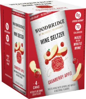 WOODBRIDGE WINE SELTZER CRANBERRY APPLE 4PK